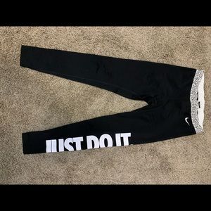 Just do It black nike leggings
